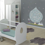 deco chambre bebe mur blanc