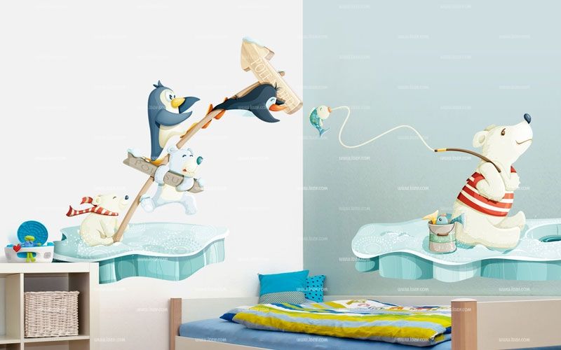 deco chambre bebe theme banquise