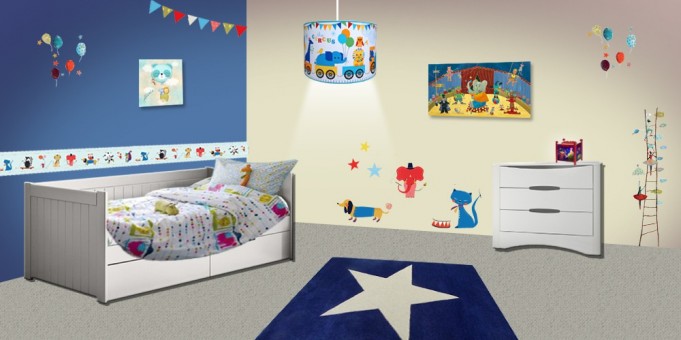 deco chambre bebe theme cirque
