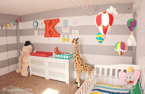 deco chambre bebe theme cirque