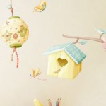 deco chambre fille theme jardin