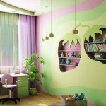 deco chambre fille theme jardin