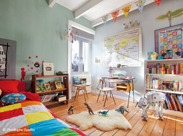 deco chambre garcon vintage
