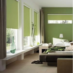 deco chambre vert et gris