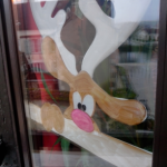 deco noel vitre faire soi meme