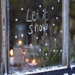 deco noel vitre faire soi meme