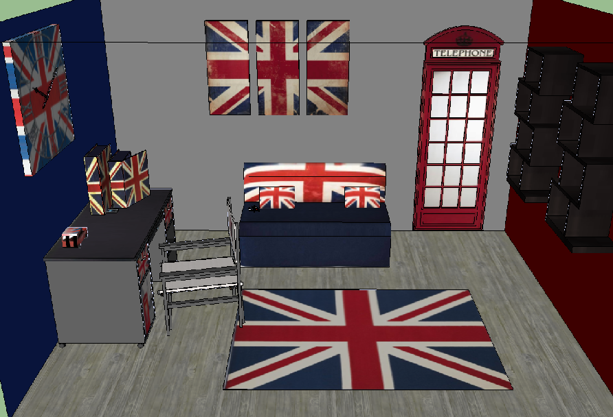 decoration chambre ado anglais