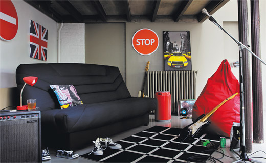 decoration chambre ado anglais