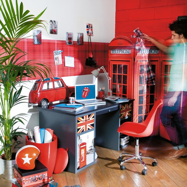 decoration chambre ado style british