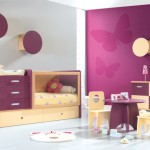 decoration chambre bebe mauve