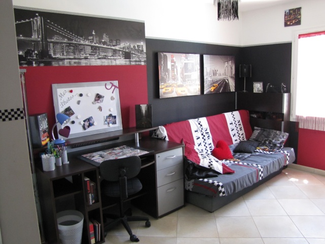 decoration chambre d ado style new york