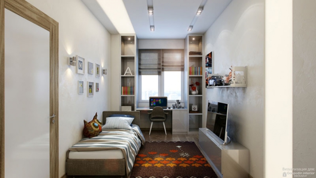 decoration chambre etroite