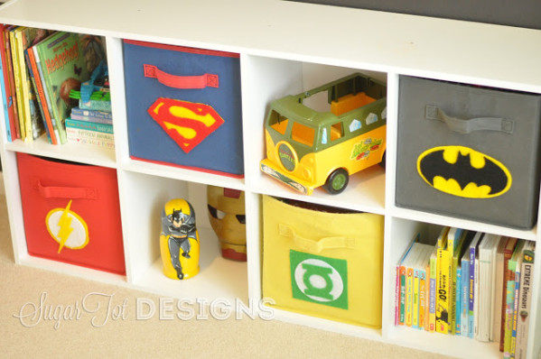 decoration chambre garcon super heros