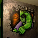 decoration chambre hulk