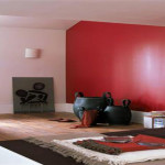 decoration chambre rouge