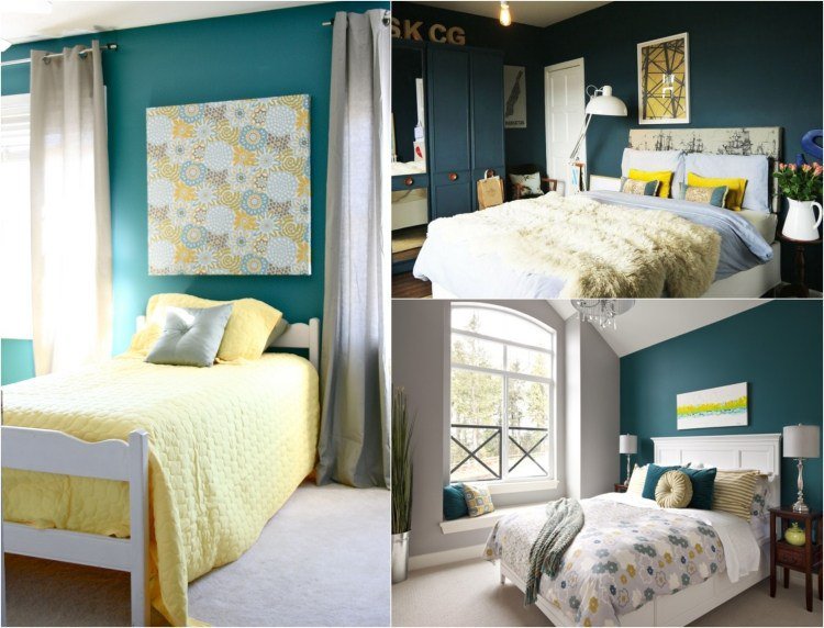 decoration de chambre bleu