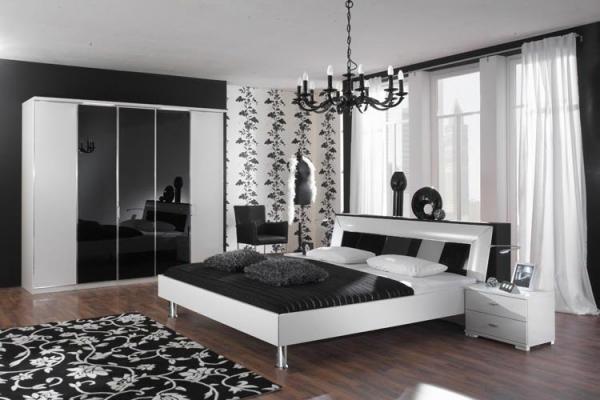 decoration de chambre noir et blanc