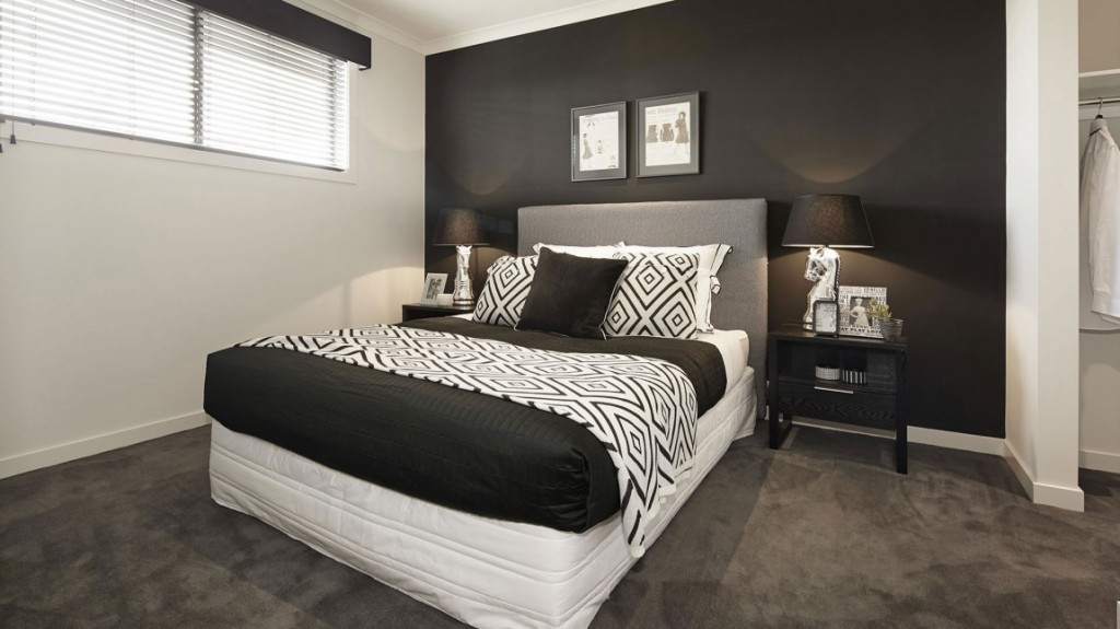 decoration de chambre noir et blanc