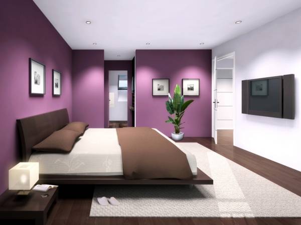 decoration interieur chambre adulte peinture