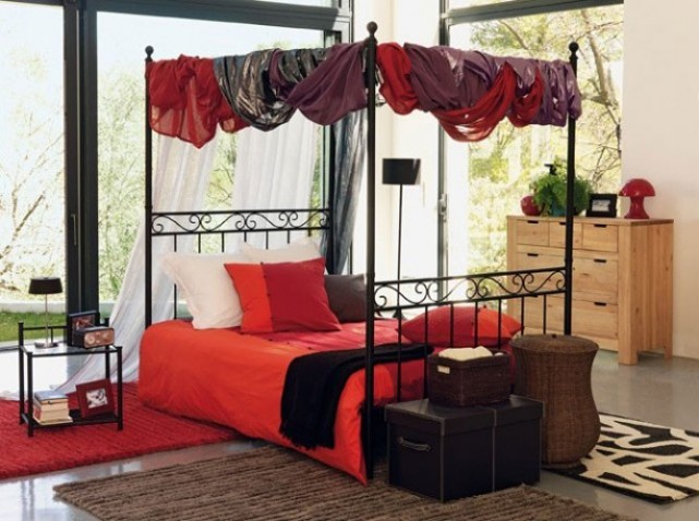 decoration lit baldaquin