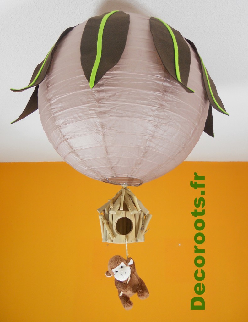 luminaire chambre bebe jungle