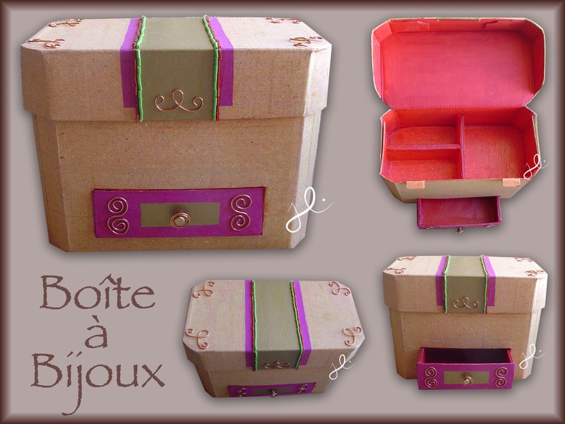 boite a bijoux en carton