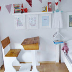 bureau blanc pour jeune fille