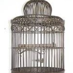 cage oiseaux decorative ancienne