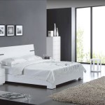 chambre deco gris blanc