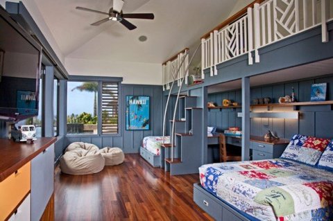 chambre deco marine