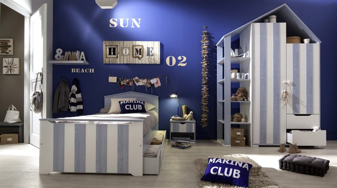 chambre deco marine