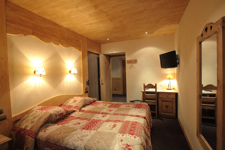 chambre decoration montagne