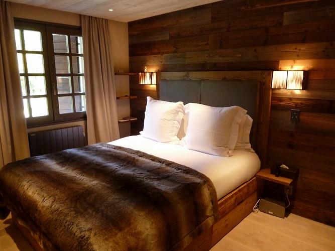 chambre decoration montagne