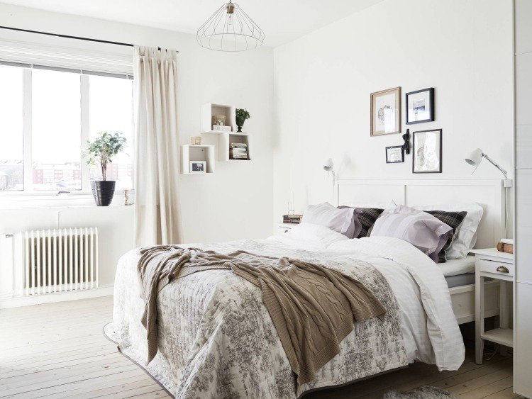 chambre decoration scandinave