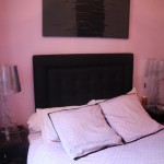 deco chambre adulte rose et gris