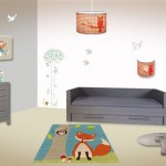 deco chambre bebe theme foret
