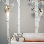deco chambre bebe theme foret