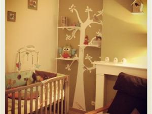 deco chambre bebe theme hibou