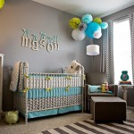 deco chambre garcon gris et vert