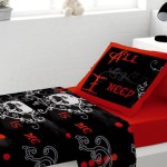 deco chambre tete de mort