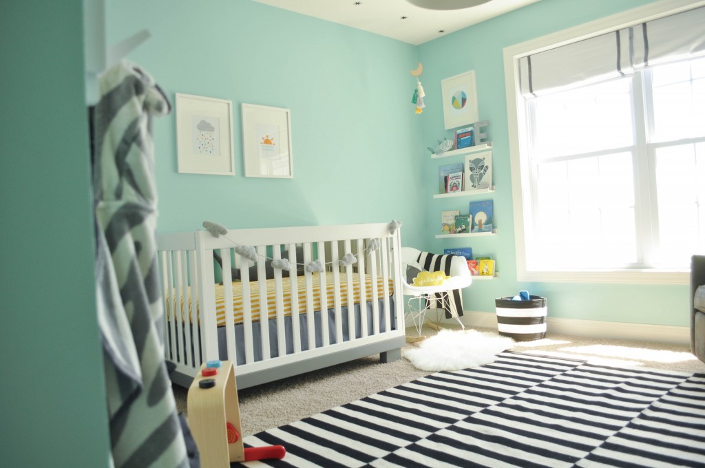 deco chambre vert menthe