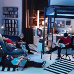 decoration chambre ado avec lit mezzanine