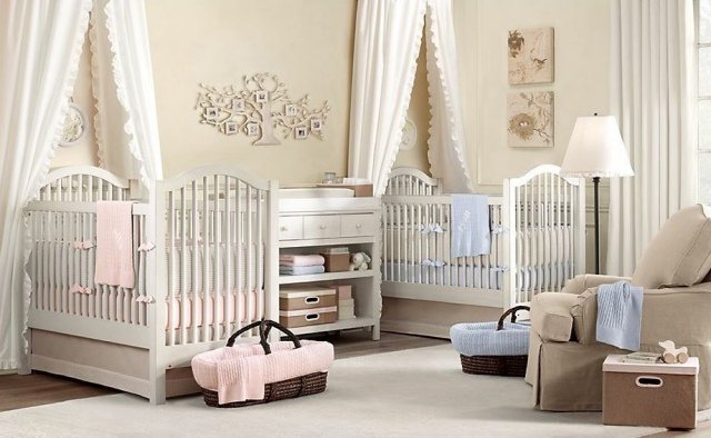 decoration chambre bebe en bois