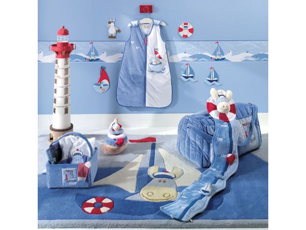 decoration chambre bebe theme marin