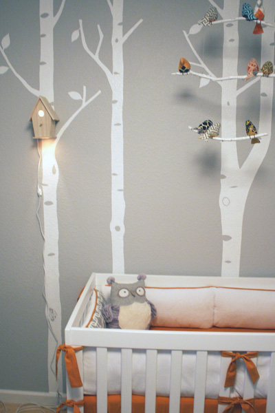 decoration chambre bebe theme nature