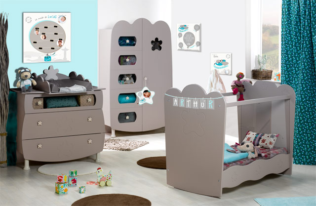 decoration chambre bebe theme voyage