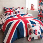 decoration chambre drapeau anglais