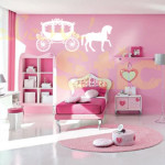 decoration chambre fille en princesse