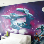 decoration chambre galaxy