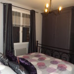 decoration chambre gris et prune